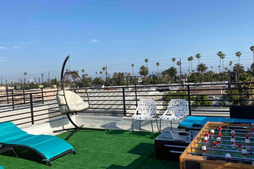 3Bd/3Ba Modern Hollywood Townhouse With Private Rooftop Villa Los Angeles Exterior photo
